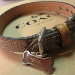 Coach Dog Collar Style 60364 Size Small